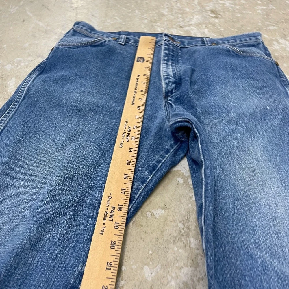 Wrangler Jeans 37x32 Blue Pants Cowboy Cut Western 13MWZ Denim Vintage Work C559